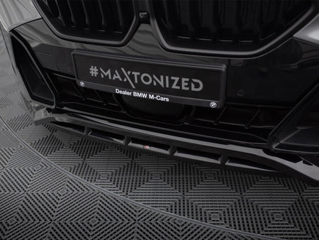 Maxton Design Front Splitter V.1 BMW X6 M-Pack G06 Facelift - BM-X6-G06F-MPACK-FD1G+FD1RG - Image 4