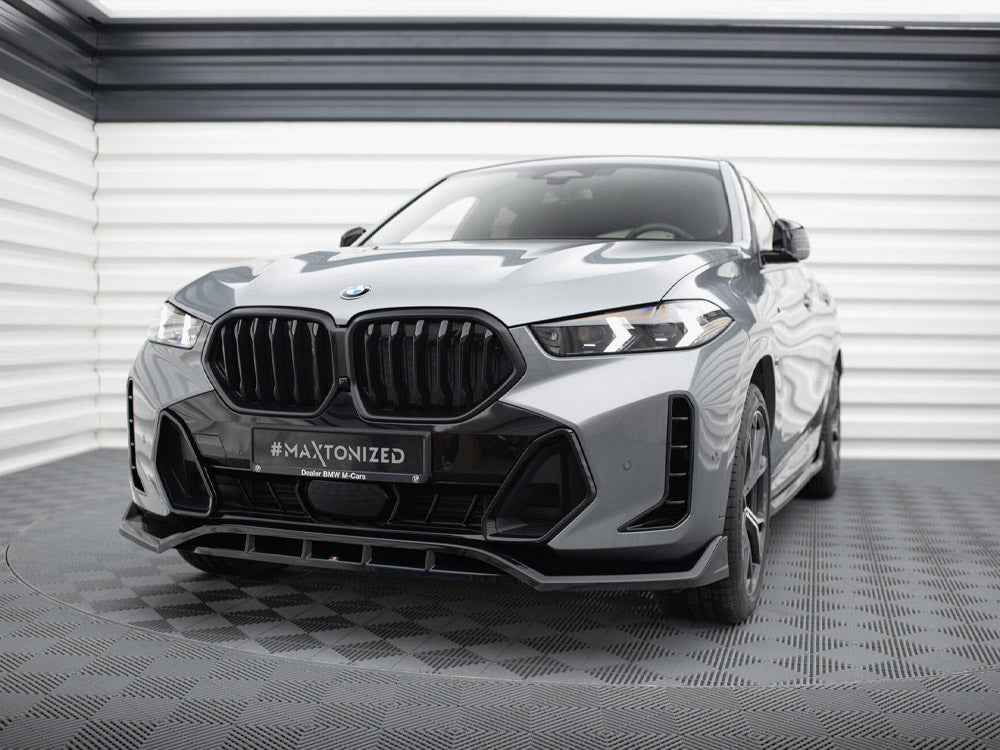 Maxton Design Front Splitter V.2 BMW X6 M-Pack G06 Facelift - BM-X6-G06F-MPACK-FD2G+FD2RG - Image 2