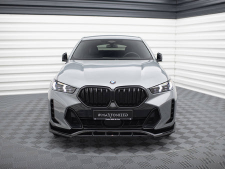 Maxton Design Front Splitter V.2 BMW X6 M-Pack G06 Facelift - BM-X6-G06F-MPACK-FD2G+FD2RG - Image 3