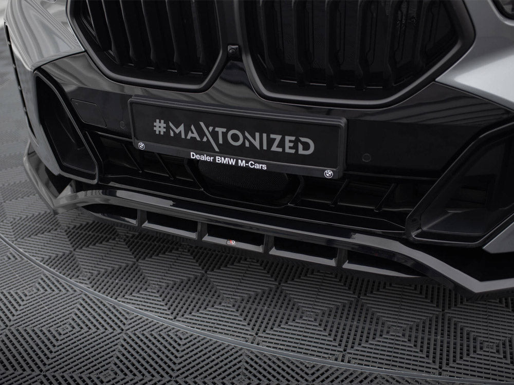 Maxton Design Front Splitter V.2 BMW X6 M-Pack G06 Facelift - BM-X6-G06F-MPACK-FD2G+FD2RG - Image 4