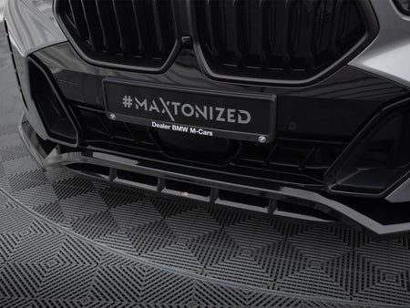 Maxton Design Front Splitter V.2 BMW X6 M-Pack G06 Facelift - BM-X6-G06F-MPACK-FD2G+FD2RG - Image 4