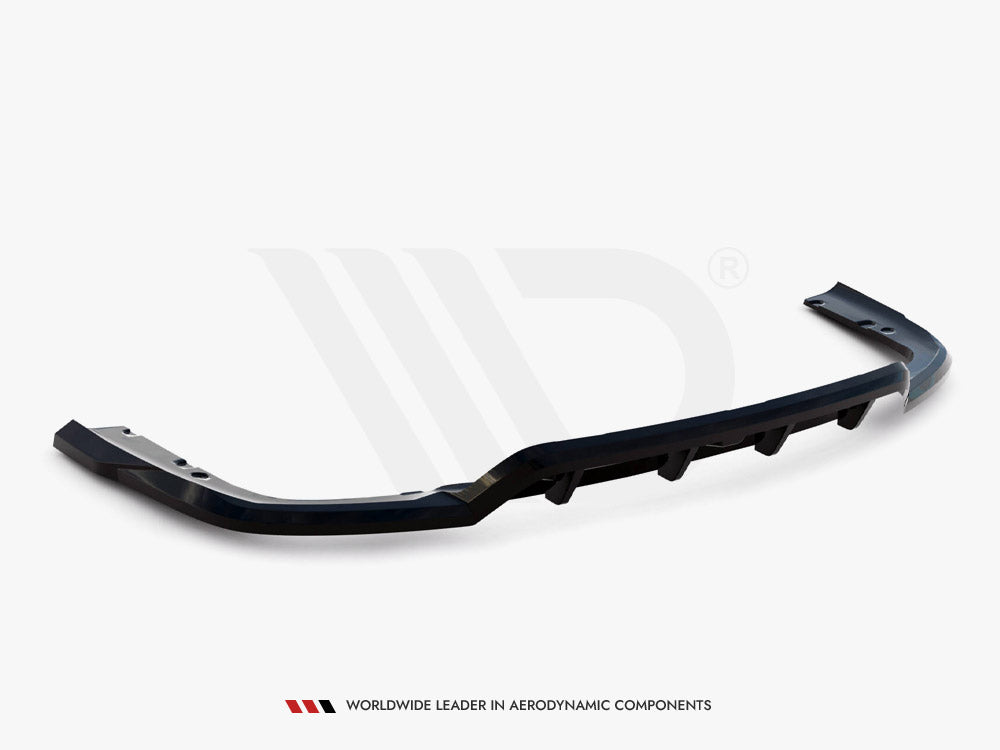 Maxton Design Central Rear Splitter (Vertical Bars) V.1 BMW X6 M-Pack G06 Facelift - BM-X6-G06F-MPACK-RD1G+RD3G - Image 5
