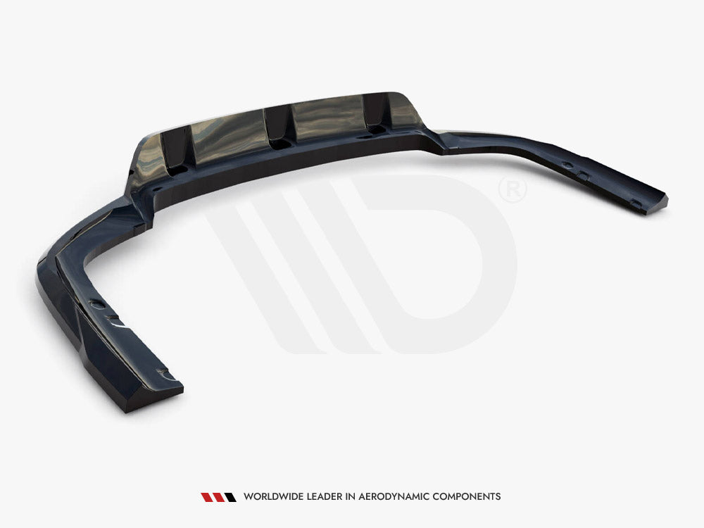 Maxton Design Central Rear Splitter (Vertical Bars) V.1 BMW X6 M-Pack G06 Facelift - BM-X6-G06F-MPACK-RD1G+RD3G - Image 6