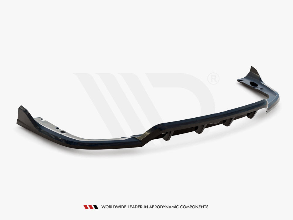 Maxton Design Central Rear Splitter (Vertical Bars) V.2 BMW X6 M-Pack G06 Facelift - BM-X6-G06F-MPACK-RD2G+RD3G - Image 5