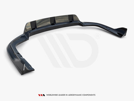 Maxton Design Central Rear Splitter (Vertical Bars) V.2 BMW X6 M-Pack G06 Facelift - BM-X6-G06F-MPACK-RD2G+RD3G - Image 6