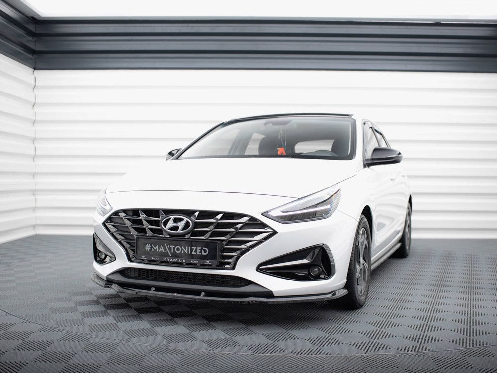 Maxton Design Front Splitter V.1 Hyundai I30 Mk3 Facelift - HY-I30-3F-FD1G - Image 2