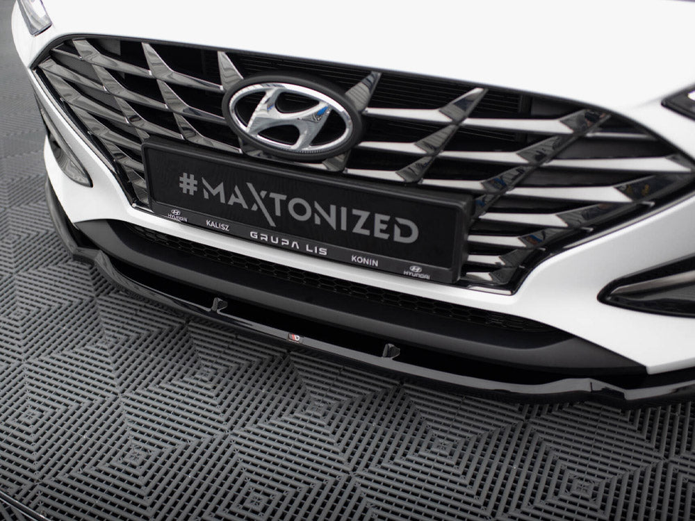 Maxton Design Front Splitter V.1 Hyundai I30 Mk3 Facelift - HY-I30-3F-FD1G - Image 4