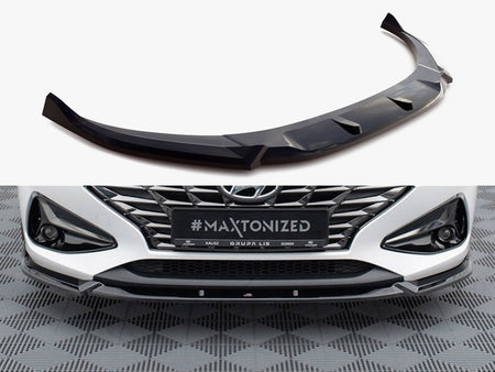 Maxton Design Front Splitter V.2 Hyundai I30 Mk3 Facelift - HY-I30-3F-FD2G - Image 1