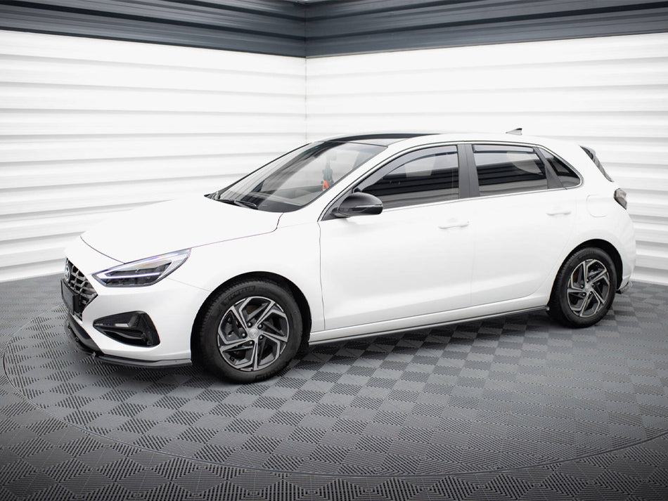 Maxton Design Side Skirts Diffusers Hyundai I30 N-Line / Standard Hatchback / Fastback Mk3 Facelift - HY-I30-3F-SD1G - Image 2