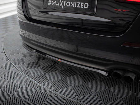 Maxton Design Central Rear Splitter (Vertical Bars) Kia Optima Mk3 - KI-OP-1-RSD1G+RD1G - Image 4