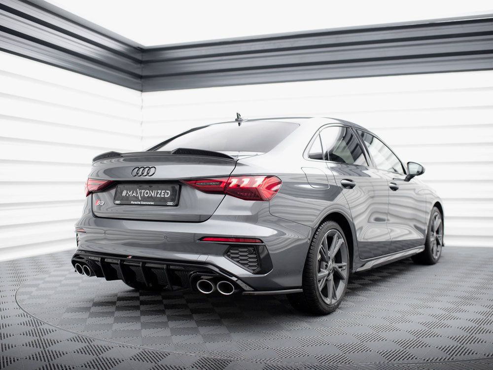 Maxton Design Spoiler CAP 3D Audi A3 / A3 S-Line / S3 / RS3 Sedan 8Y - AU-A3-8Y-SLINE-S-CAP3D1G - Image 2