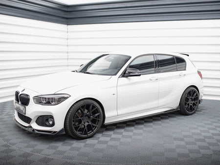 Maxton Design Side Skirts Diffusers V.3 CSL Look BMW 1 M-Pack / M140i F20 Facelift - BM-1-F20F-M-SD3G - Image 2