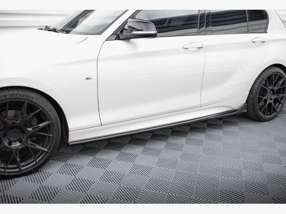 Side Skirts Diffusers V.3 CSL Look BMW 1 M-Pack / M140i F20 Facelift
