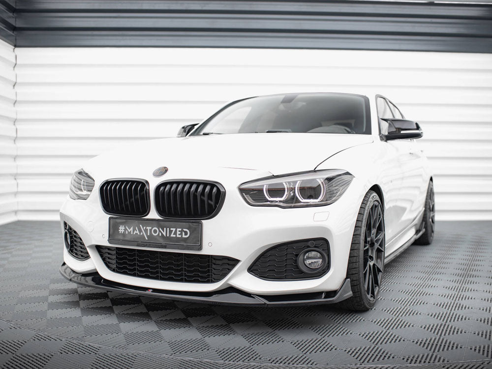 Maxton Design Front Splitter V.4 CSL Look BMW 1 M-Pack / M140i F20 Facelift - BM-1-F20F-M-FD4G - Image 3