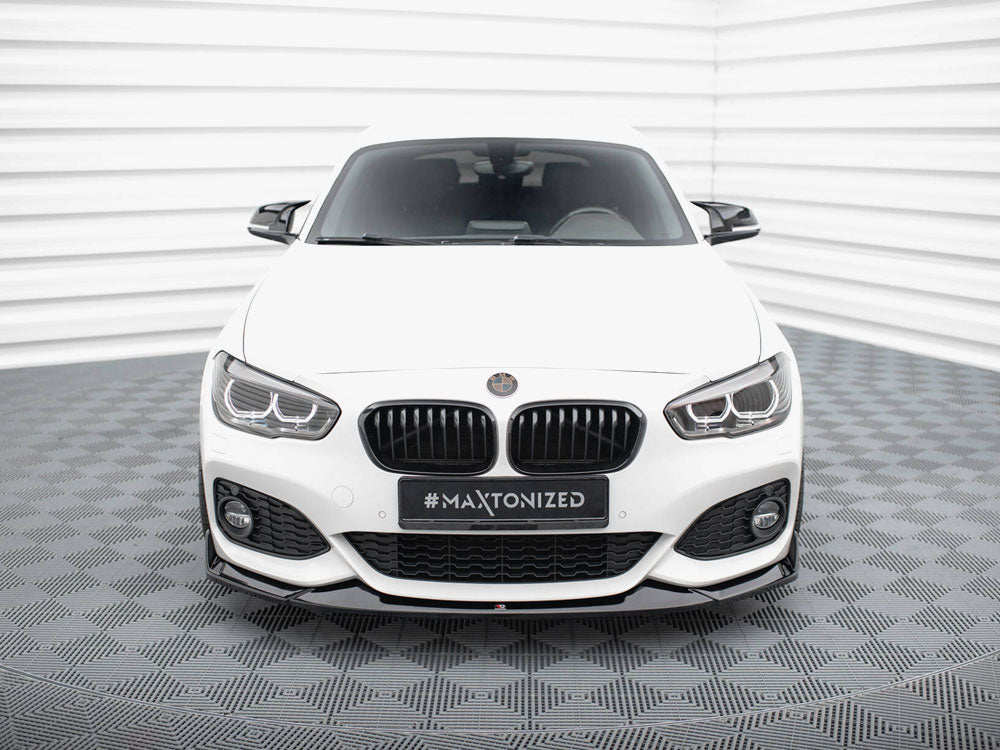 Maxton Design Front Splitter V.4 CSL Look BMW 1 M-Pack / M140i F20 Facelift - BM-1-F20F-M-FD4G - Image 4