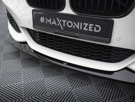 Maxton Design Front Splitter V.4 CSL Look BMW 1 M-Pack / M140i F20 Facelift - BM-1-F20F-M-FD4G - Image 5