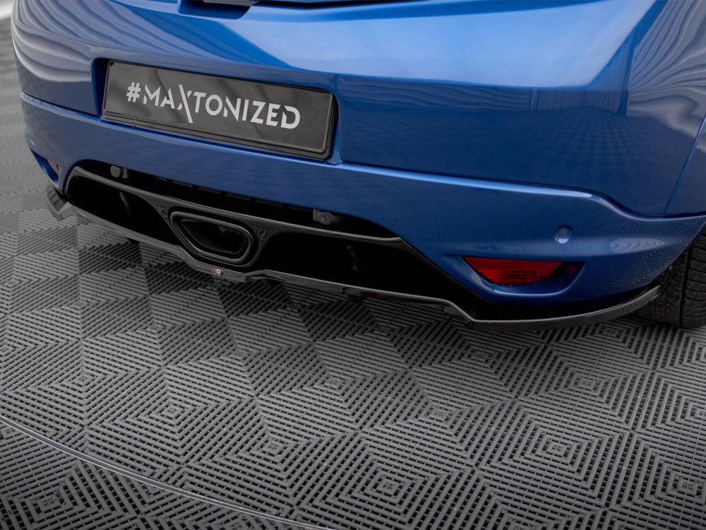 Maxton Design Rear Splitter (Vertical Bars) Renault Megane RS Mk3 - RE-ME-3-RS-RD1G+RD2G - Image 4