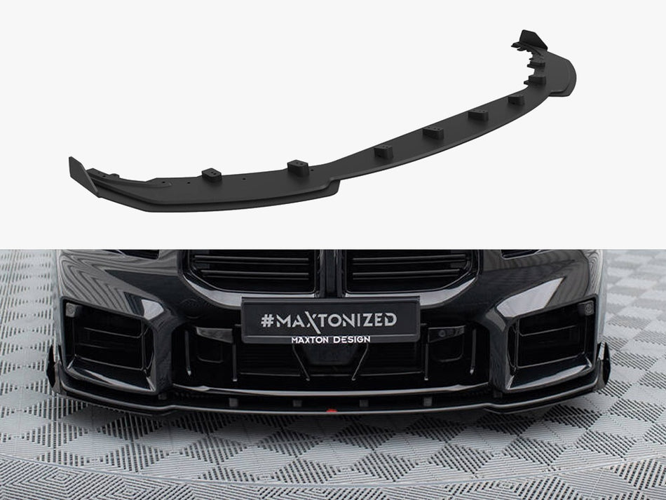 Maxton Design Street PRO Front Splitter + Flaps BMW M2 G87 - BMM2G87CNC-FD1B+FSF1G - Image 1