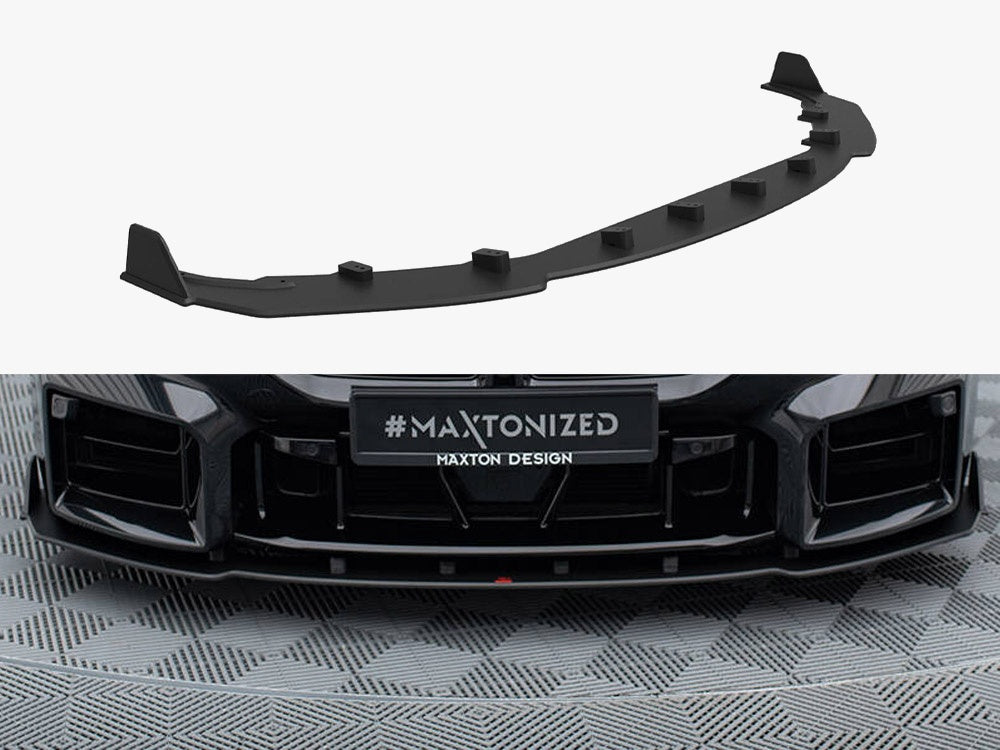 Maxton Design Street PRO Front Splitter V.2 BMW M2 G87 - BMM2G87CNC-FD2B - Image 1