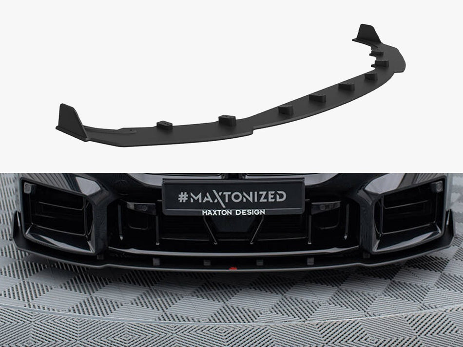 Maxton Design Street PRO Front Splitter V.2 BMW M2 G87 - BMM2G87CNC-FD2B - Image 1