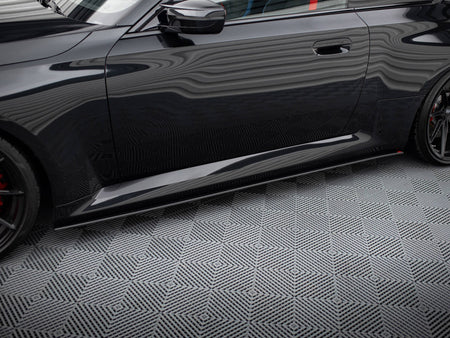 Maxton Design Street PRO Side Skirts Diffusers V.1 BMW M2 G87 - BMM2G87CNC-SD1B - Image 3
