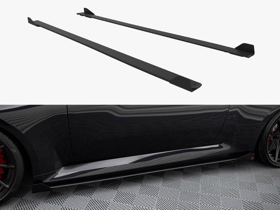 Street PRO Side Skirts Diffusers V.1 + Flaps BMW M2 G87