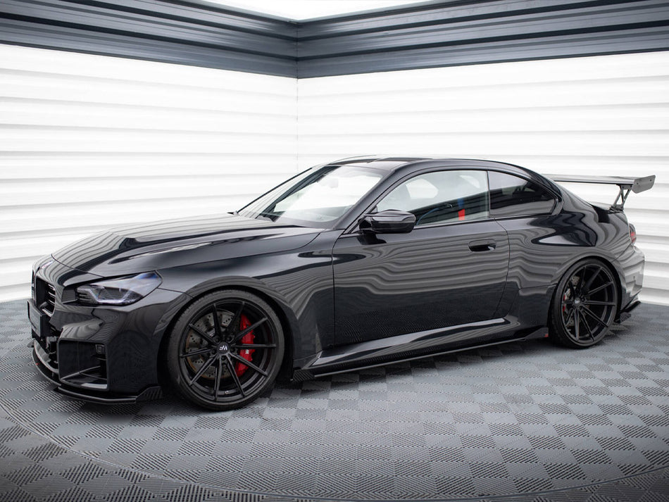 Maxton Design Street PRO Side Skirts Diffusers V.1 + Flaps BMW M2 G87 - BMM2G87CNC-SD1B+SF1G - Image 2
