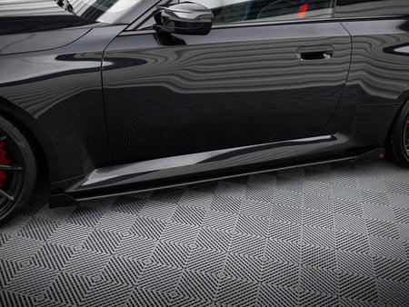 Maxton Design Street PRO Side Skirts Diffusers V.1 + Flaps BMW M2 G87 - BMM2G87CNC-SD1B+SF1G - Image 3