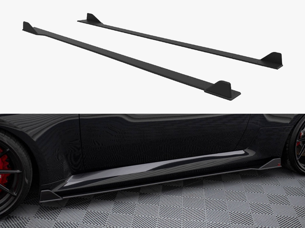 Maxton Design Street PRO Side Skirts Diffusers V.2 BMW M2 G87 - BMM2G87CNC-SD2B - Image 1