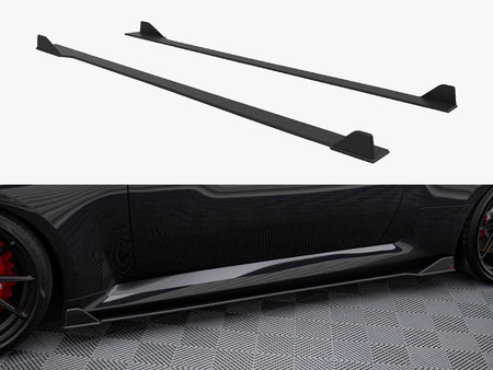 Maxton Design Street PRO Side Skirts Diffusers V.2 BMW M2 G87 - BMM2G87CNC-SD2B - Image 1