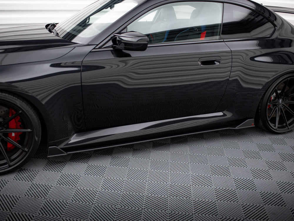 Maxton Design Street PRO Side Skirts Diffusers V.2 BMW M2 G87 - BMM2G87CNC-SD2B - Image 3
