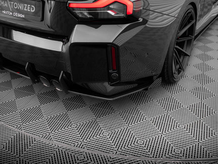 Maxton Design Street Pro Rear Side Splitters V.1 + Flaps BMW M2 G87 - BMM2G87CNC-RSD1B+RSF1G - Image 3