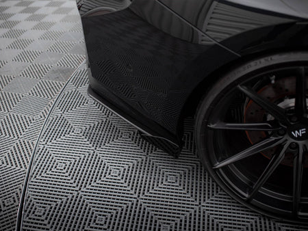 Maxton Design Street Pro Rear Side Splitters V.1 + Flaps BMW M2 G87 - BMM2G87CNC-RSD1B+RSF1G - Image 4