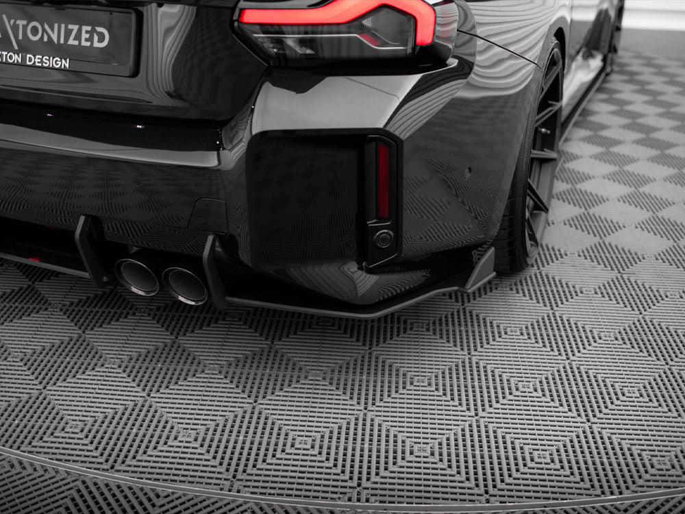 Maxton Design Street Pro Rear Side Splitters V.2 BMW M2 G87 - BMM2G87CNC-RSD2B - Image 3