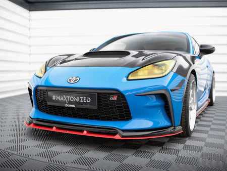 Maxton Design Front Splitter V.2 Toyota GR86 Mk1 - TO-GR86-1-FD2G+FD2RRED - Image 3