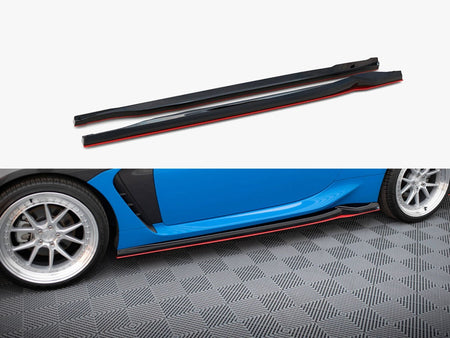 Maxton Design Side Skirts Diffusers V.2 Toyota GR86 Mk1 - TO-GR86-1-SD2G+SD2RRED - Image 1