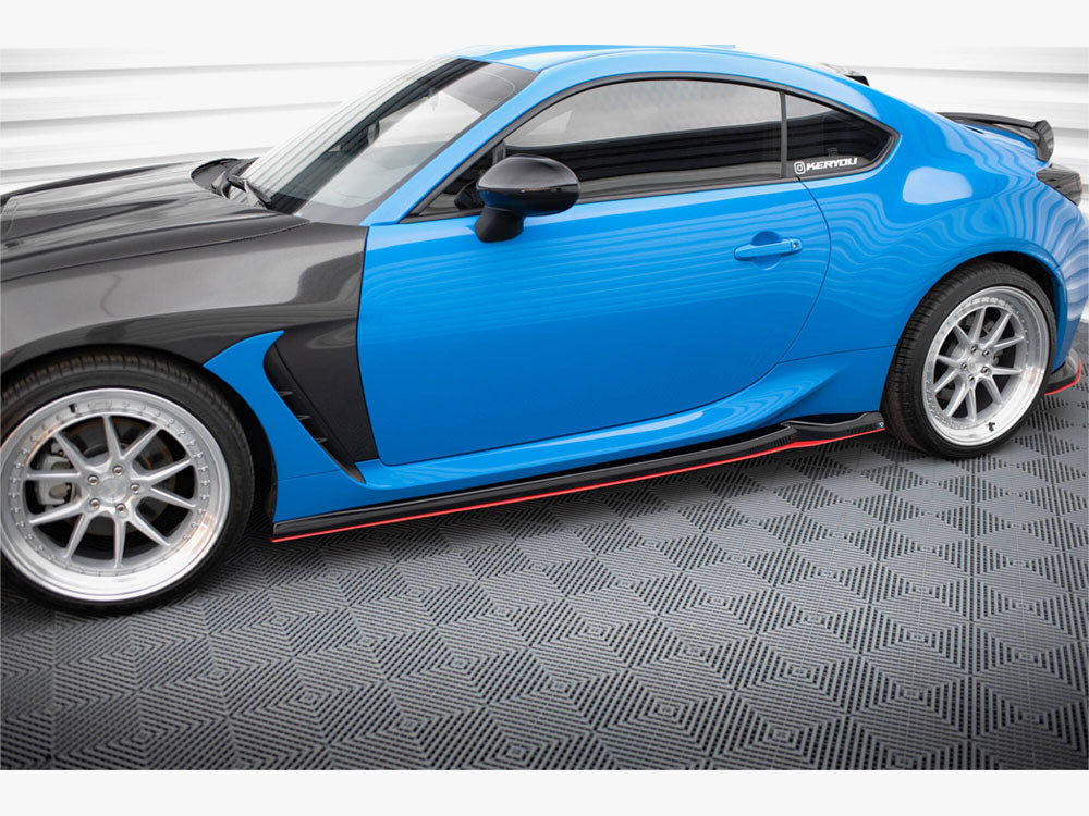 Maxton Design Side Skirts Diffusers V.2 Toyota GR86 Mk1 - TO-GR86-1-SD2G+SD2RRED - Image 3