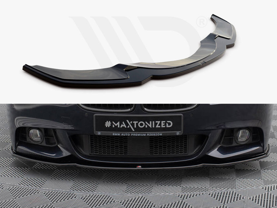 MAXTON DESIGN Front Splitter V.2 BMW 5 F10/F11 M-Sport - Carbon Look