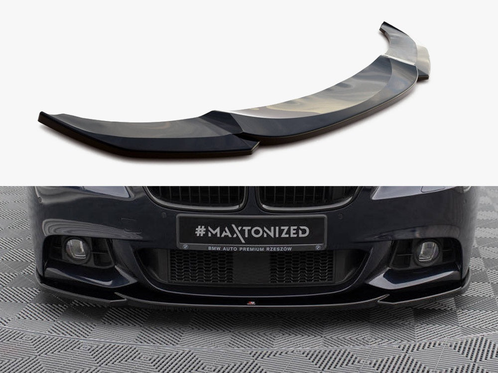 Maxton Design Front Splitter V.4 BMW 5 F10/F11 M-Sport - BM-5-10-MPACK-FD4G - Image 1