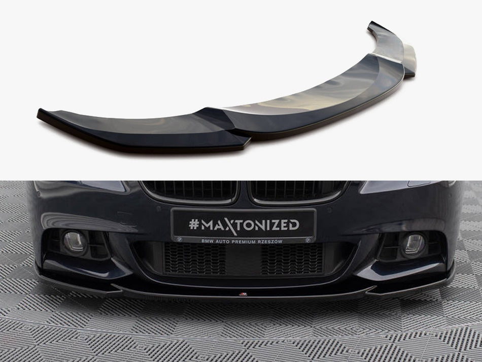 Maxton Design Front Splitter V.4 BMW 5 F10/F11 M-Sport - BM-5-10-MPACK-FD4G - Image 1