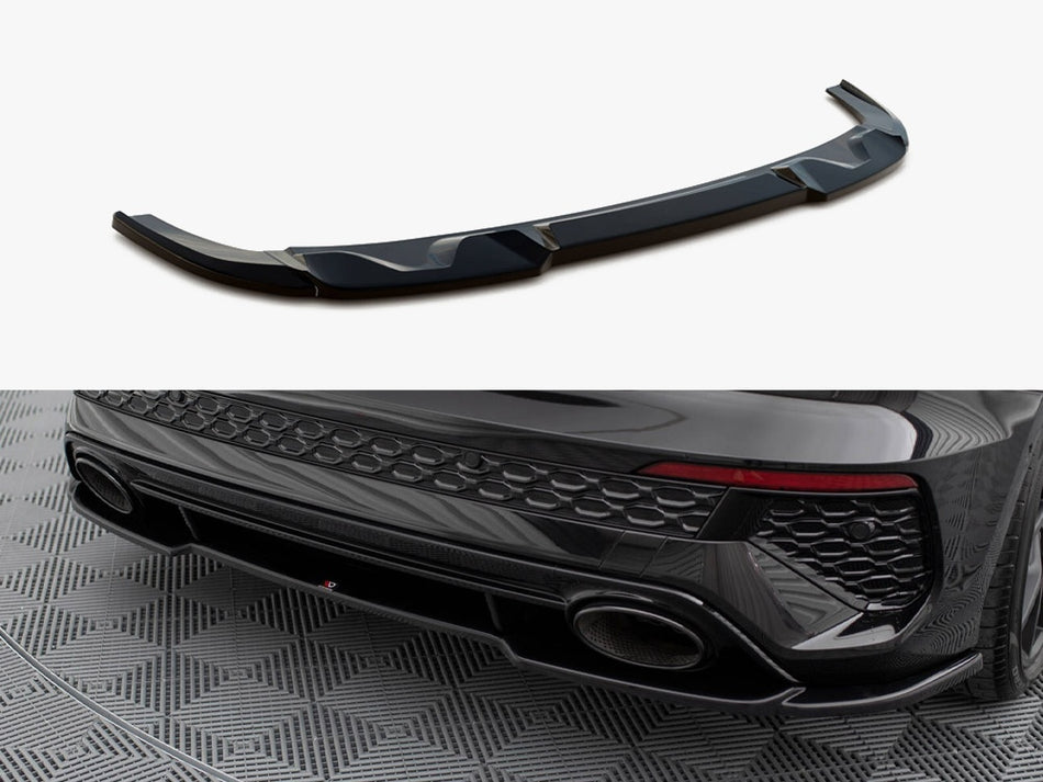 Maxton Design Central Rear Splitter Audi RS3 Sportback 8Y - AU-RS3-8Y-RD1G - Image 1
