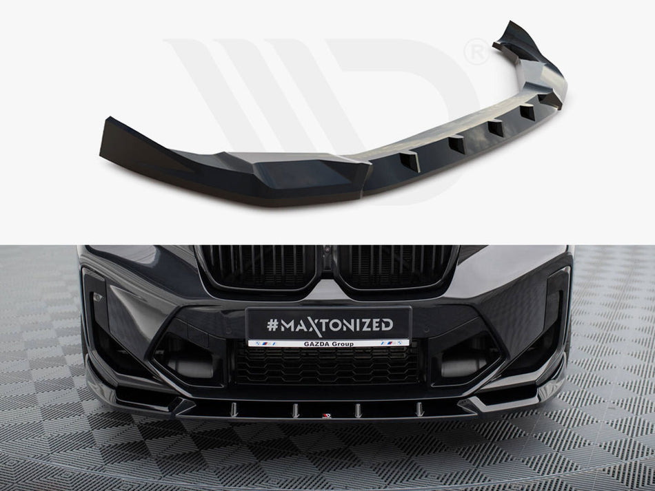 MAXTON DESIGN Front Splitter V.1 BMW X3 M F97 Facelift