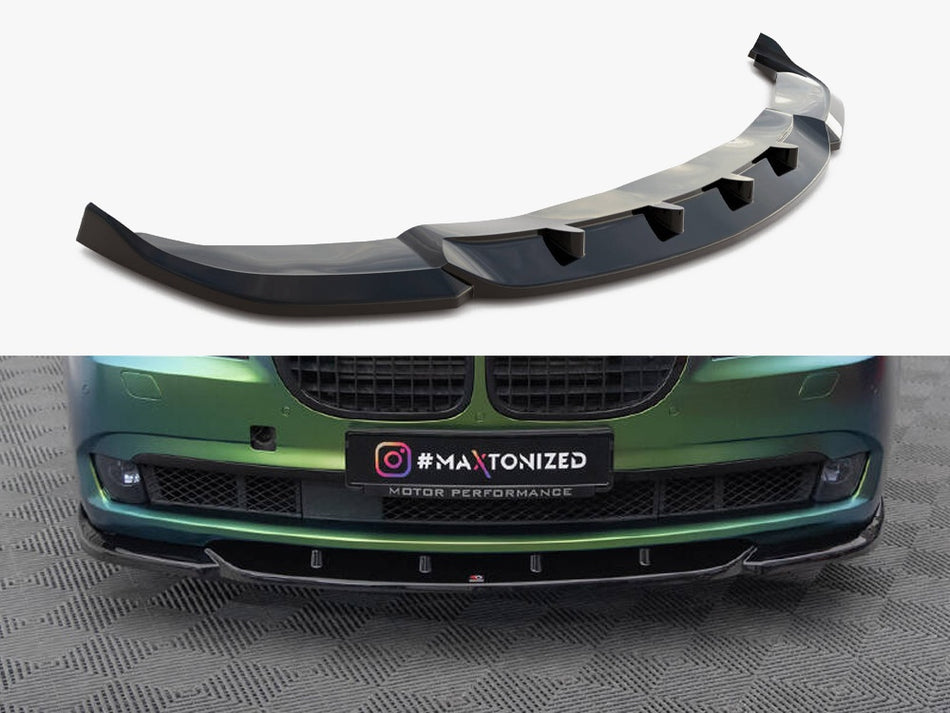 Maxton Design Front Splitter V.1 BMW 7 F01 - BM-7-01-LONG-FD1G - Image 1