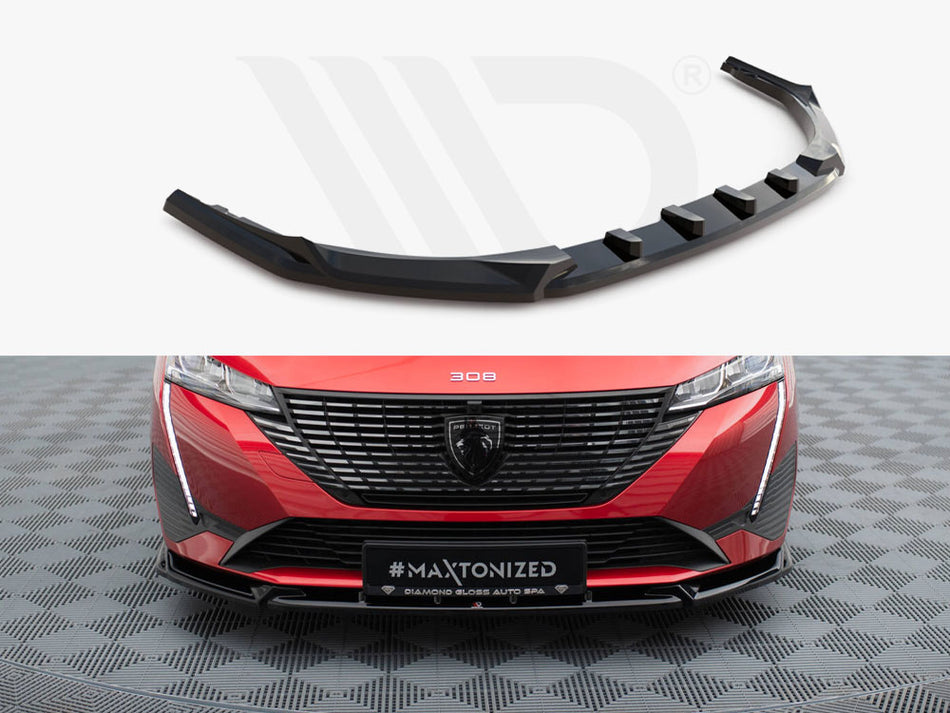 MAXTON DESIGN Front Splitter V.2 Peugeot 308 Mk3