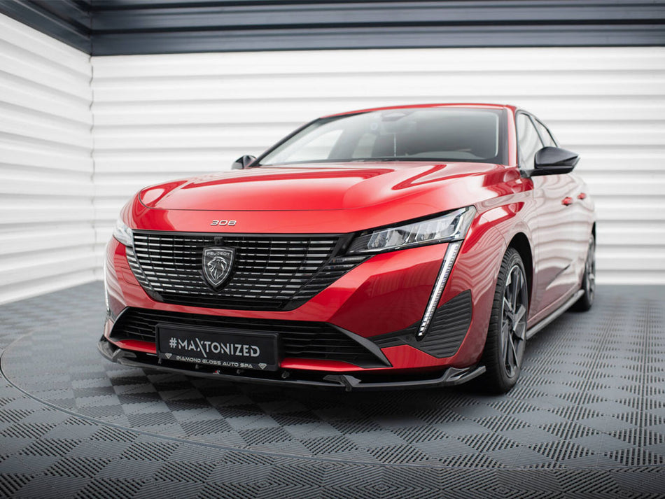 Maxton Design Front Splitter V.2 Peugeot 308 Mk3 - PE-308-3-SW-FD2G - Image 2