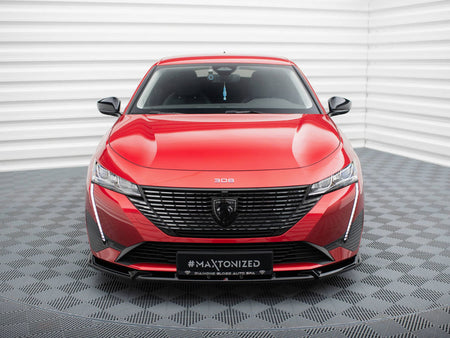Maxton Design Front Splitter V.2 Peugeot 308 Mk3 - PE-308-3-SW-FD2G - Image 3