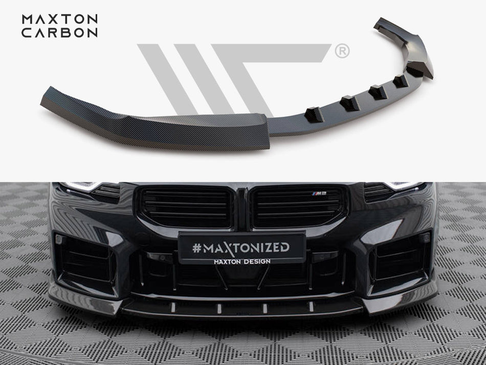 MAXTON DESIGN Carbon Fiber Front Splitter V.2 BMW M2 G87