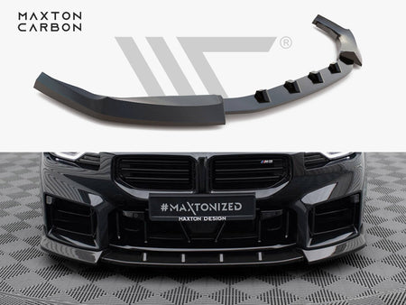Maxton Design Carbon Fiber Front Splitter V.2 BMW M2 G87 - CF-BM-M2-G87-FD3-245-P - Image 1