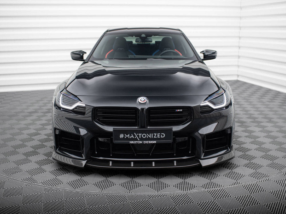 Maxton Design Carbon Fiber Front Splitter V.2 BMW M2 G87 - CF-BM-M2-G87-FD3-245-P - Image 3