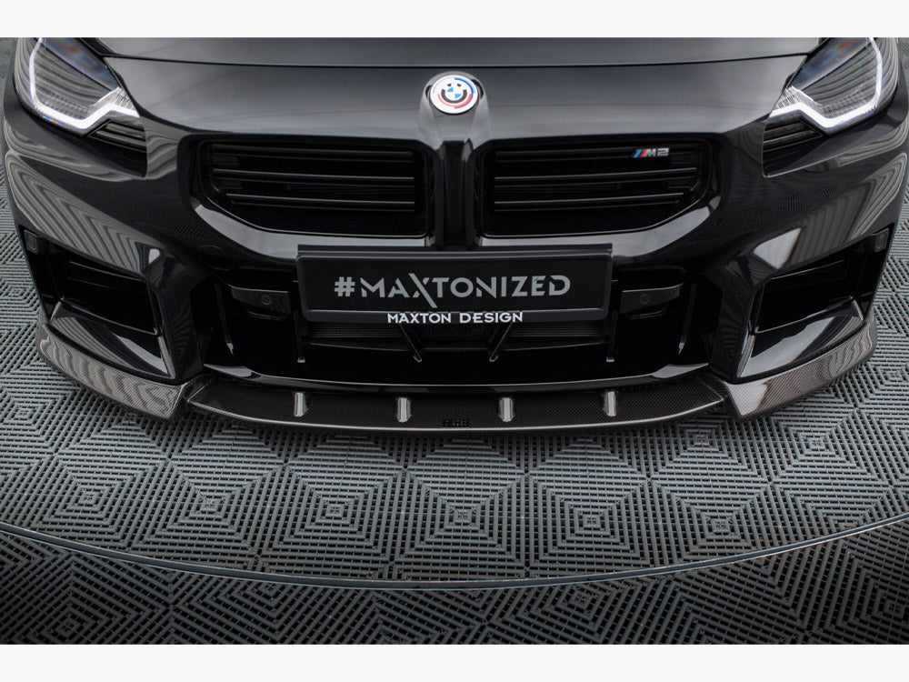 Maxton Design Carbon Fiber Front Splitter V.2 BMW M2 G87 - CF-BM-M2-G87-FD3-245-P - Image 4